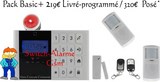 Pack Basic Détection intrusion+219€ Systeme Home Gsm