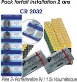 Piles forfait installation